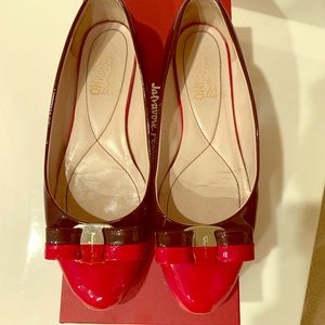 Salvatore Ferragamo red flat